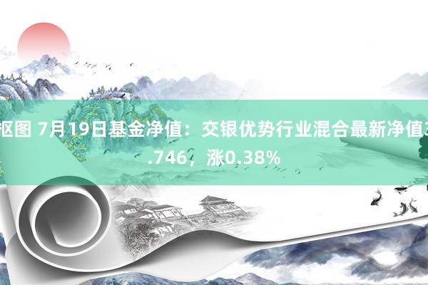 抠图 7月19日基金净值：交银优势行业混合最新净值3.746，涨0.38%